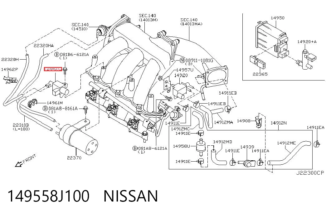 TAN4222 Topsauto Клапан соленоїд регулювання заслонки EGR