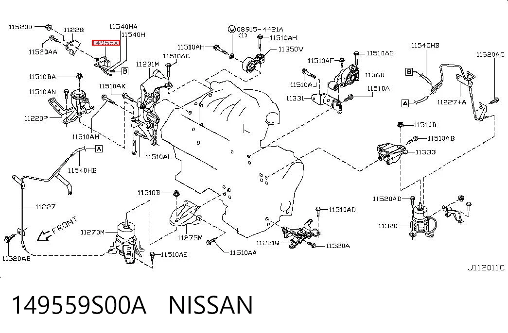 149559S00A Nissan/Infiniti 