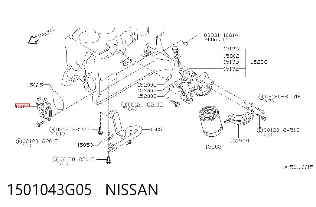  Масляний насос Nissan Pathfinder 