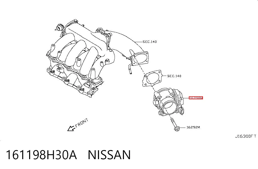 Купити Дросільна заслінка Nissan Primera  P12
