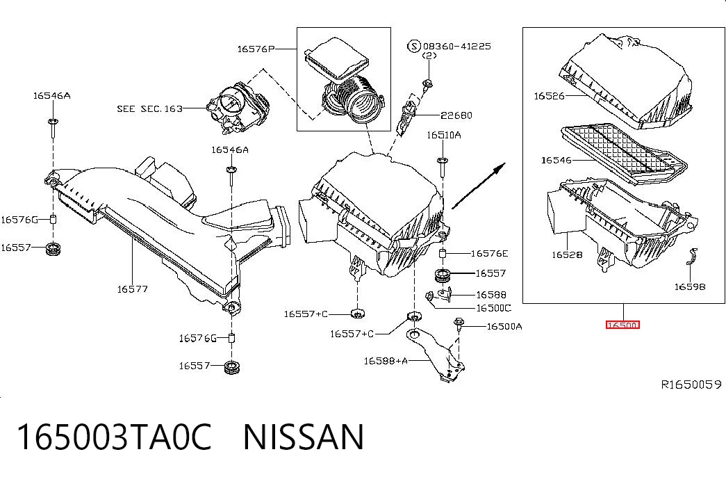 165003TA0C Nissan/Infiniti 