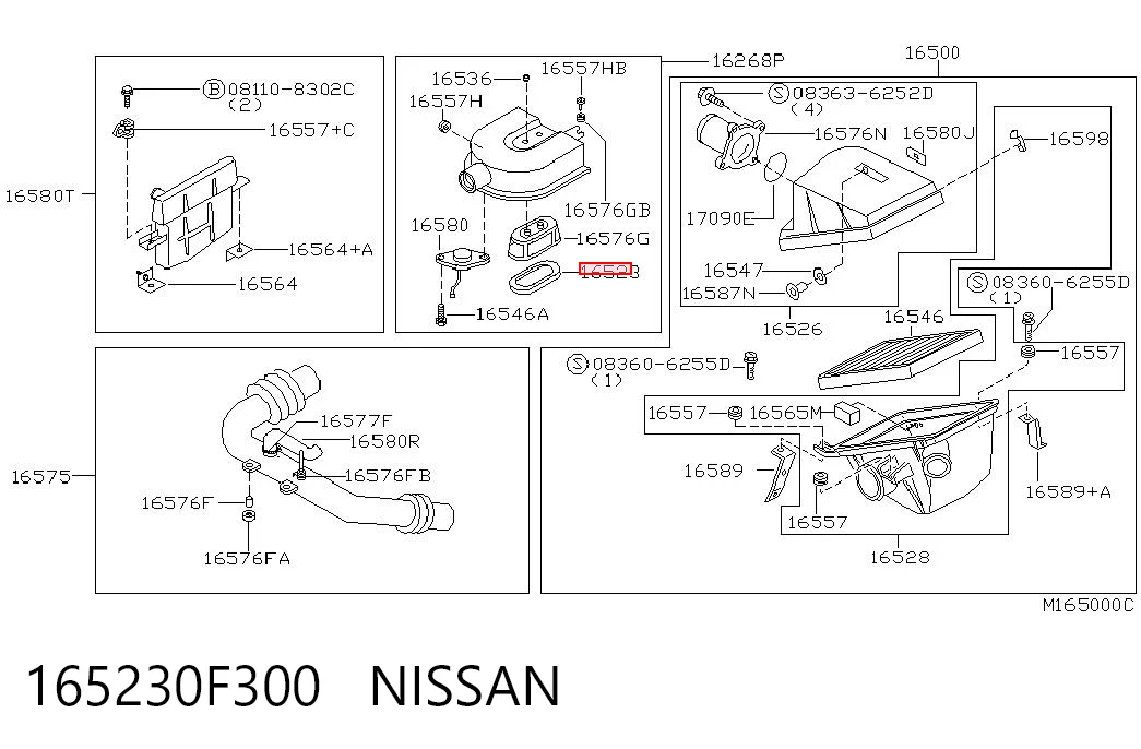 165230F300 Nissan/Infiniti