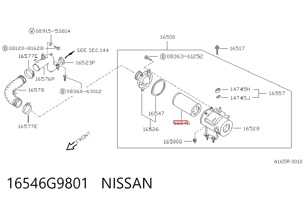 Фільтр повітряний Hexen A72005