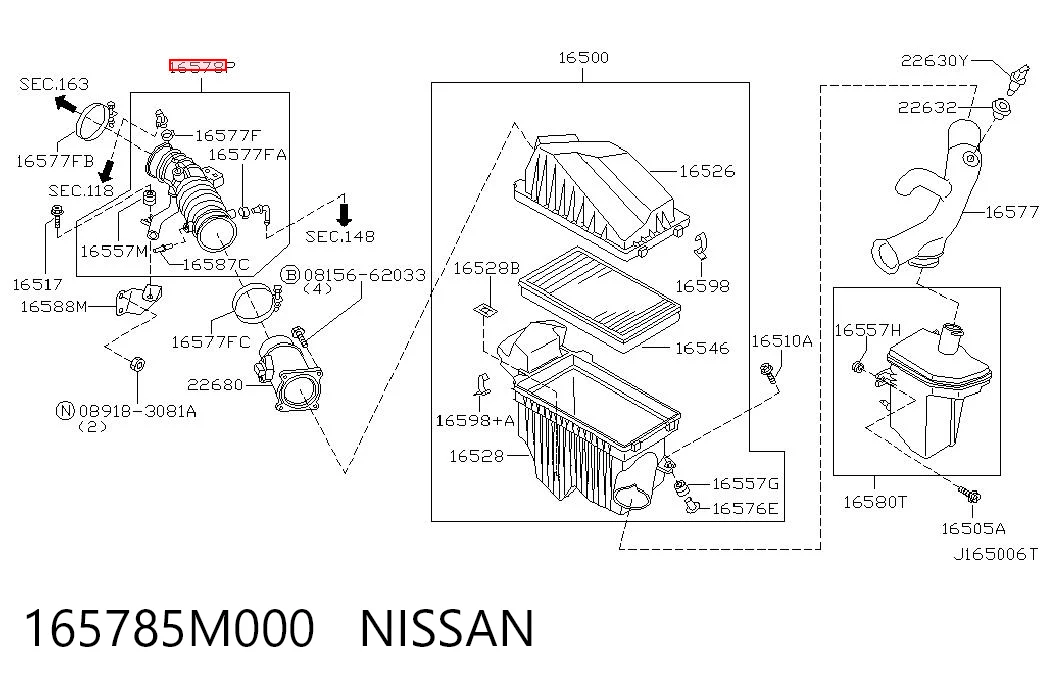 165785M000 Nissan/Infiniti 