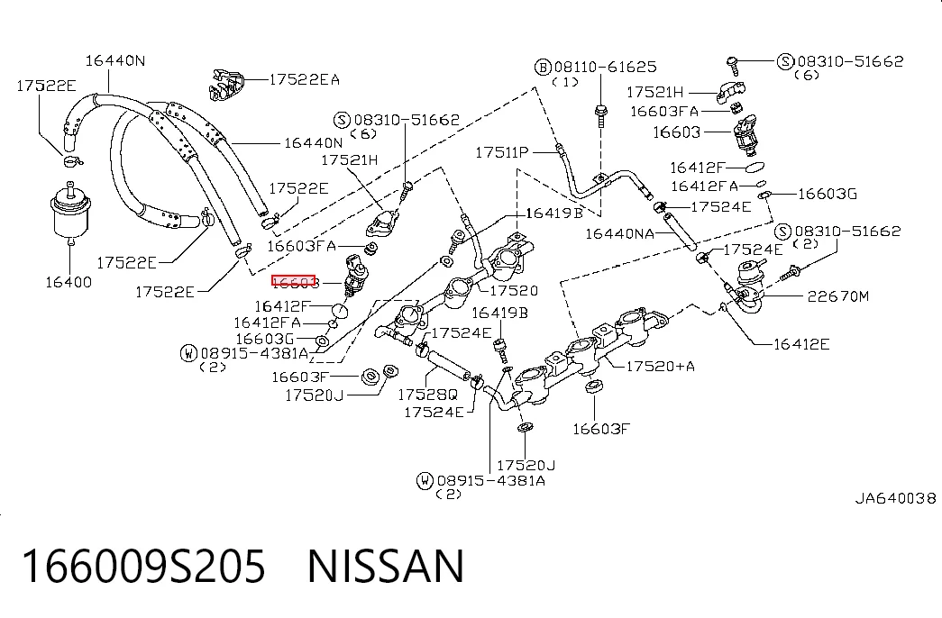  Паливні форсунки Nissan Pathfinder 