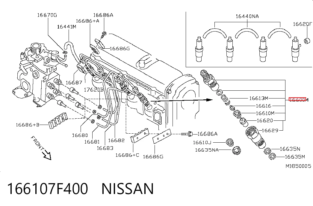 Форсунка вприску палива на Fiat Ducato II 230L