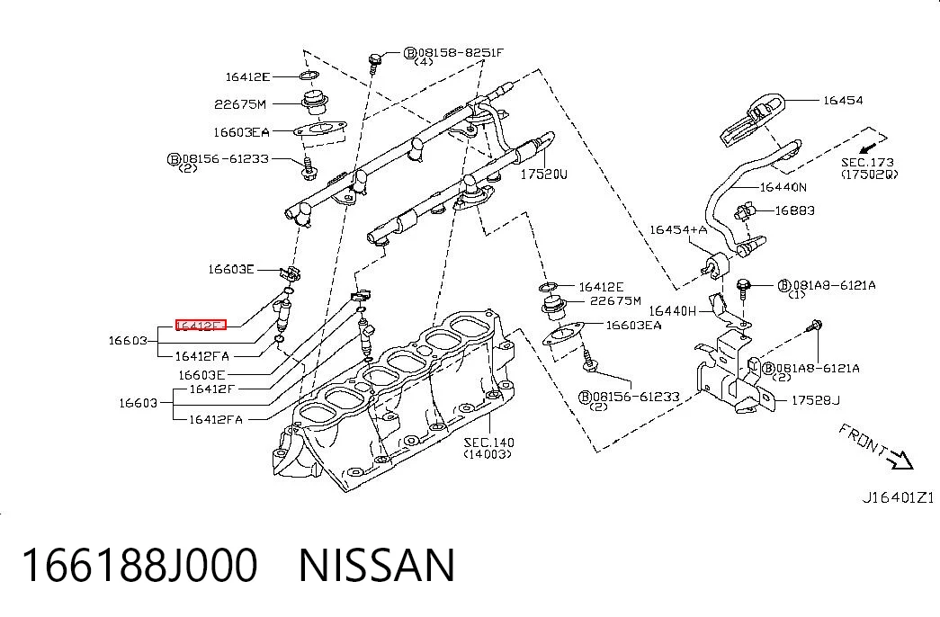 Кільце форсунки 3340380 Ford