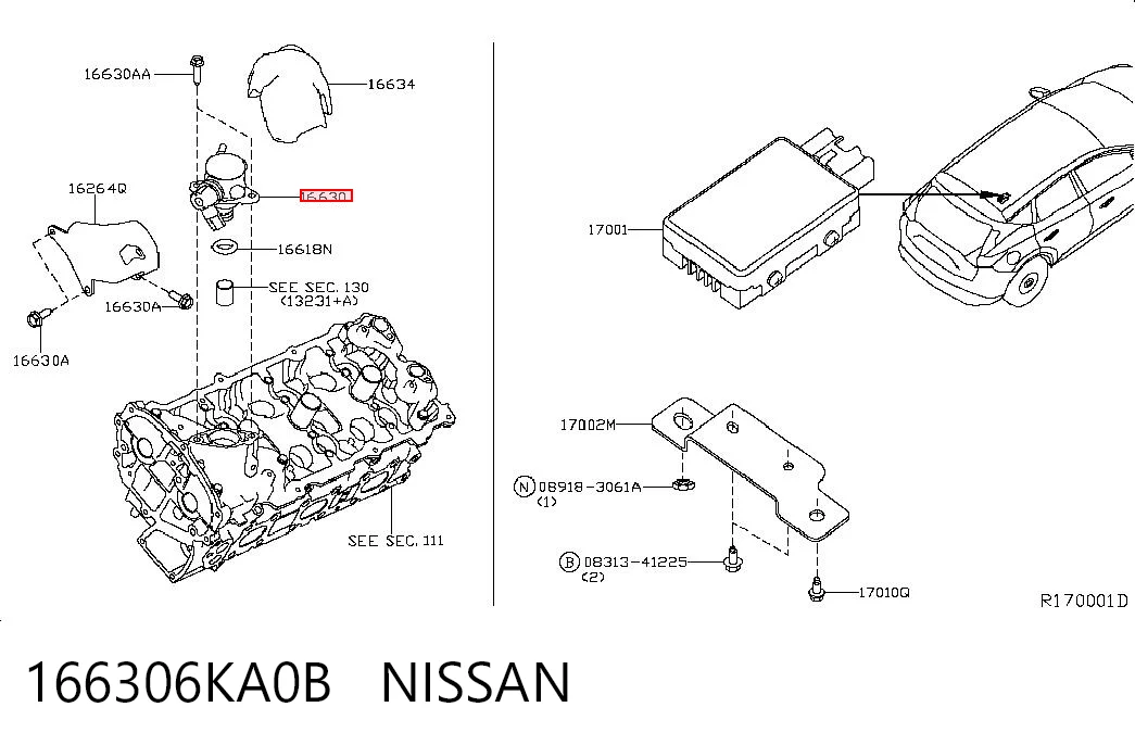 166306KA0B Nissan/Infiniti Насос паливний високого тиску (ПНВТ)