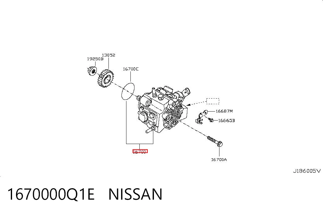Насос паливний високого тиску Bosch 1670000Q0L ціна, від 80.70 USD