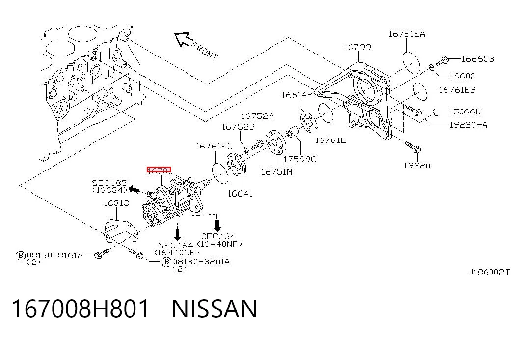 Насос паливний високого тиску (ПНВТ) на Nissan Primera  P12