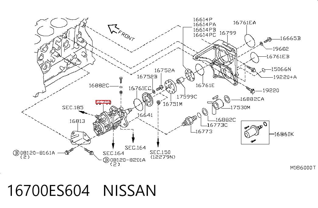  Паливний насос високого тиску Nissan X-Trail 