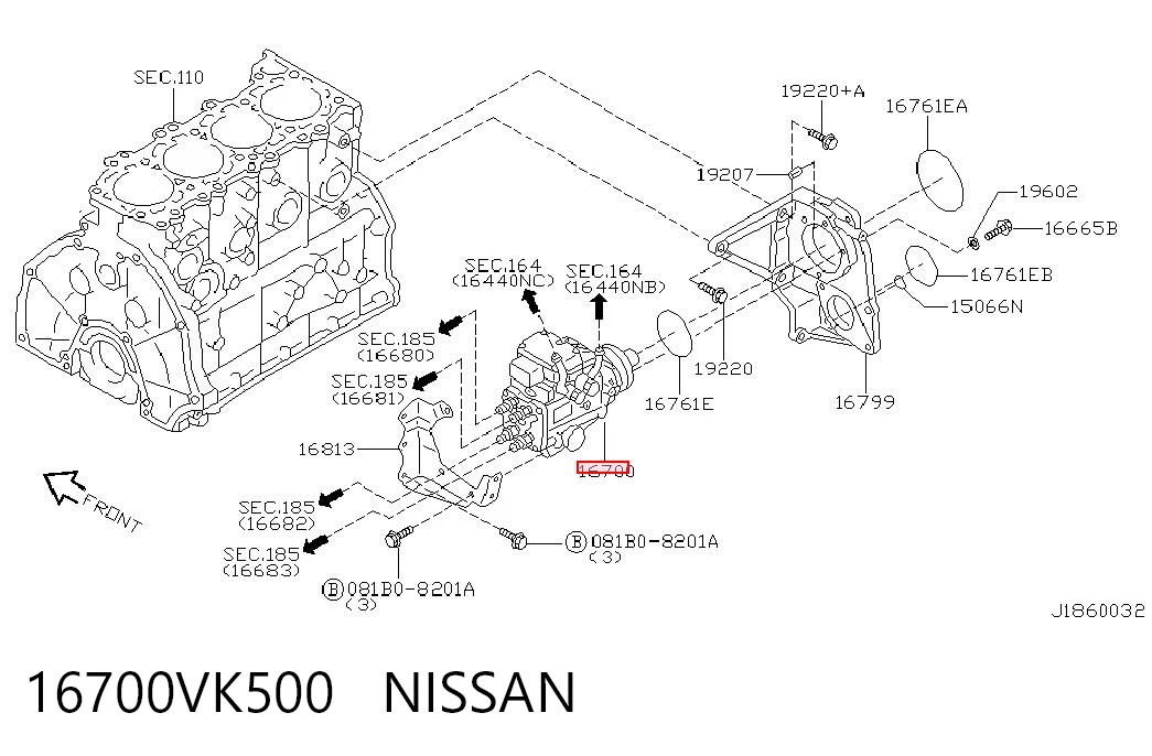 0470504033OU Bosch Насос паливний високого тиску (ПНВТ)