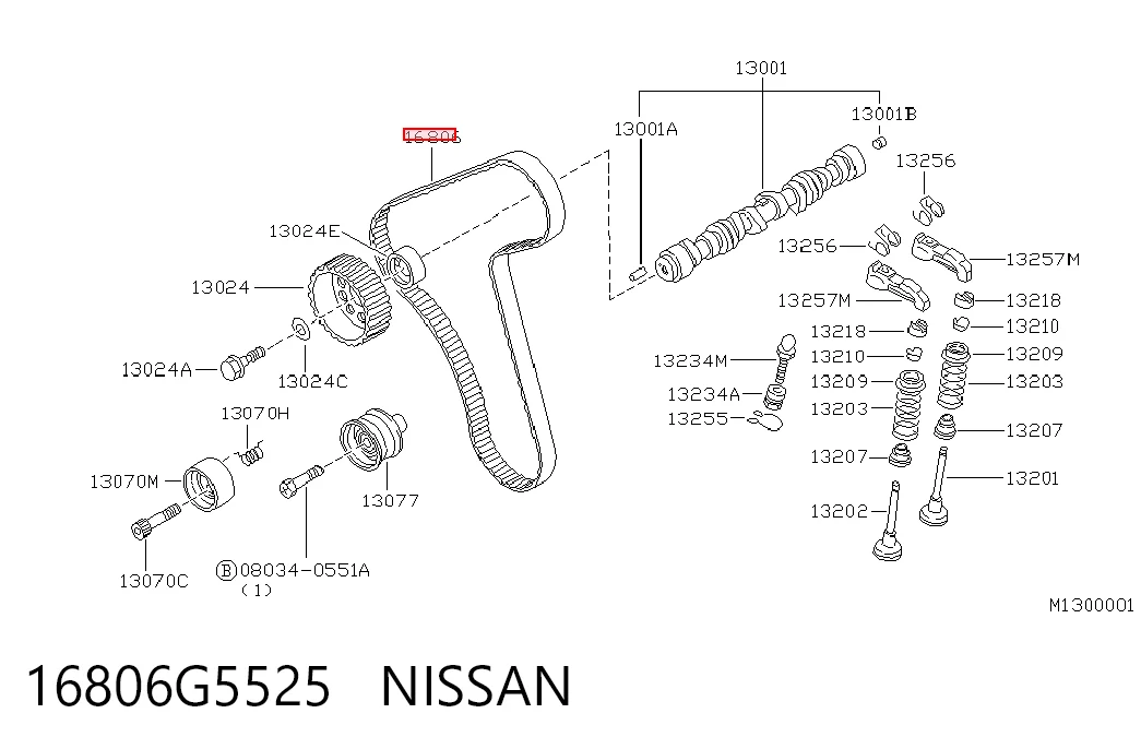 Ремінь ГРМ TB21021 NIPPON MOTORS