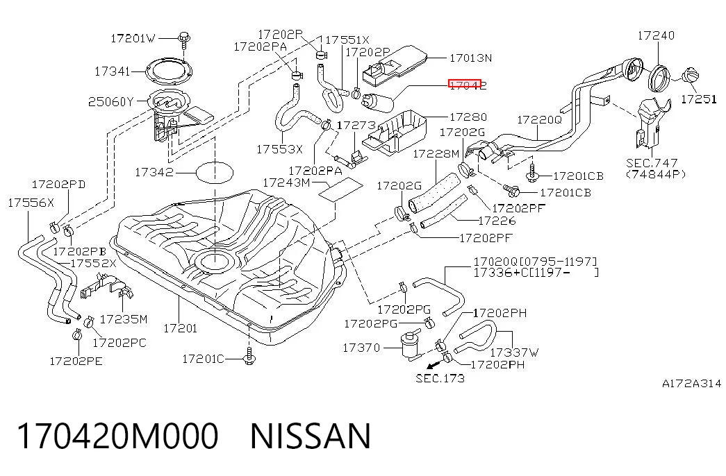 L57713350 Mazda Елемент-турбінка паливного насосу