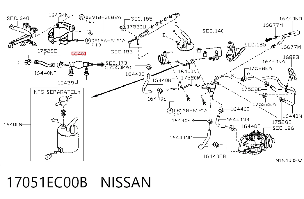 17051EC00B Nissan/Infiniti Ручна підкачка палива (груша)