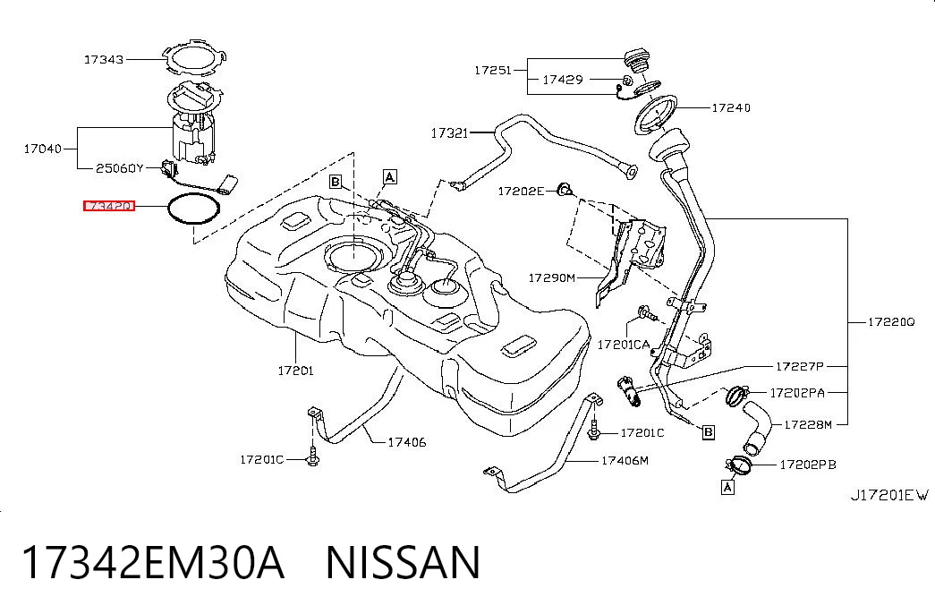 17342EM30A Nissan/Infiniti 