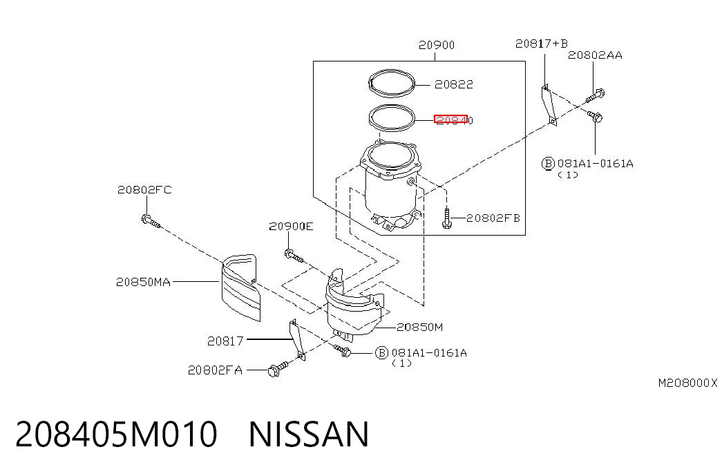 208405M010 Nissan/Infiniti
