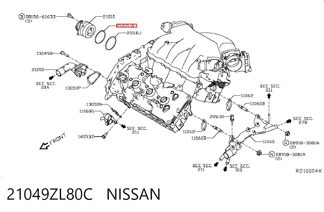 21049ZL80C Nissan/Infiniti