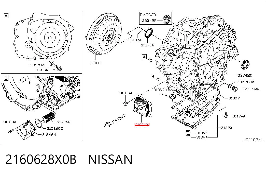 Радіатор охолодження, АКПП AND 3S115004 ціна, від 37.63 USD