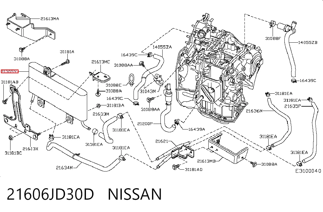 Радіатор охолодження, АКПП AND 3S115003 ціна, від 85.33 USD