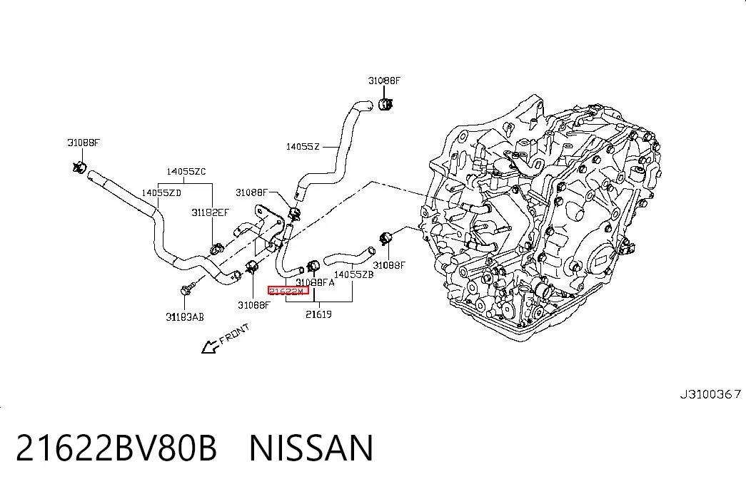 21622BV80B Nissan/Infiniti