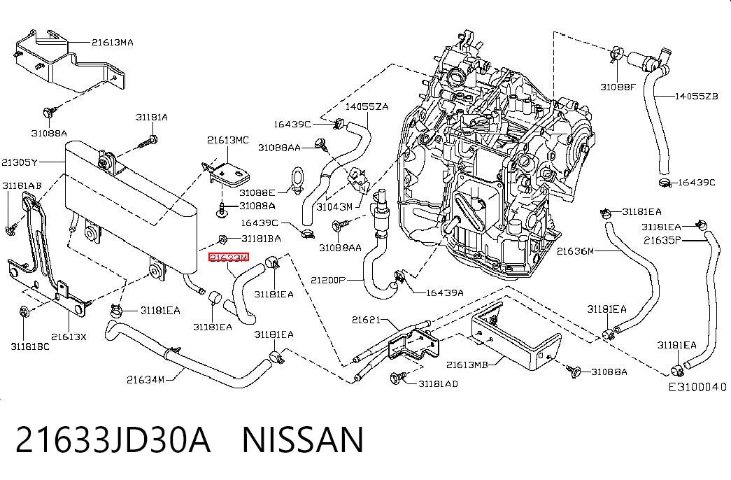 21633JD30A Nissan/Infiniti