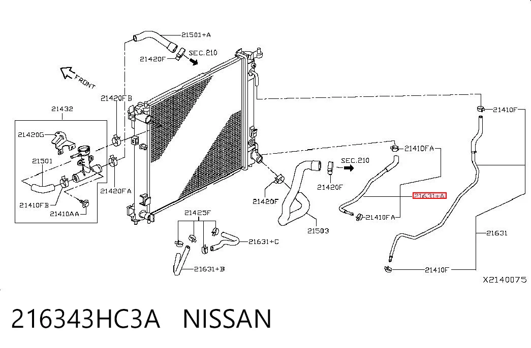 216343HC3A Nissan/Infiniti