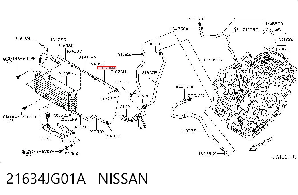 21634JG01A Nissan/Infiniti
