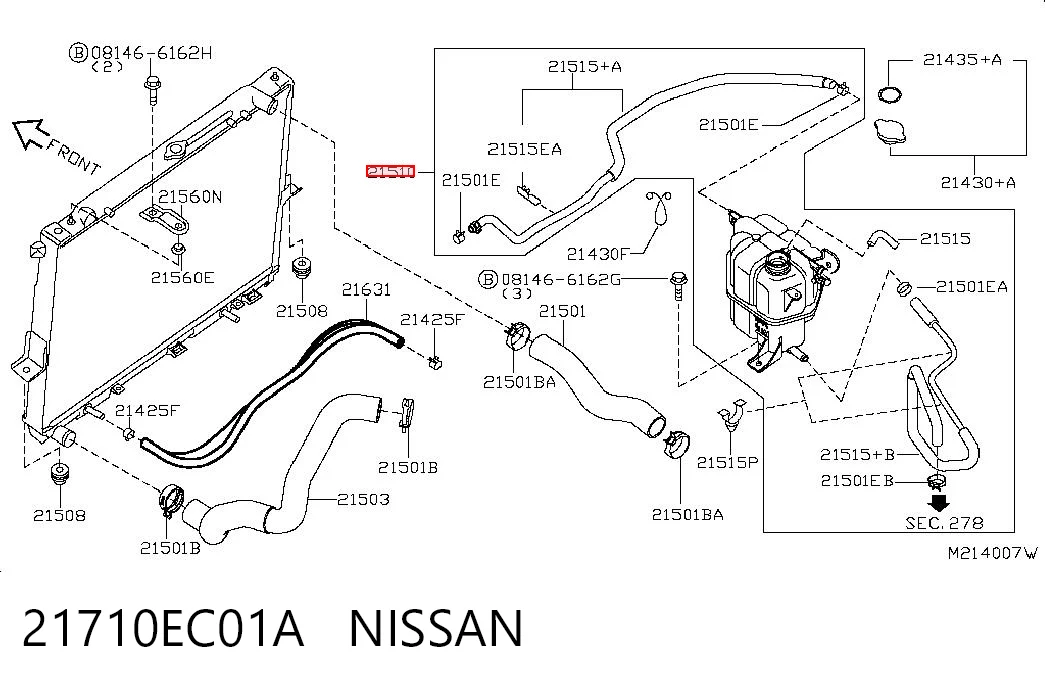 Купити 2782ZB3 Polcar Водяний бачок системи охолодження