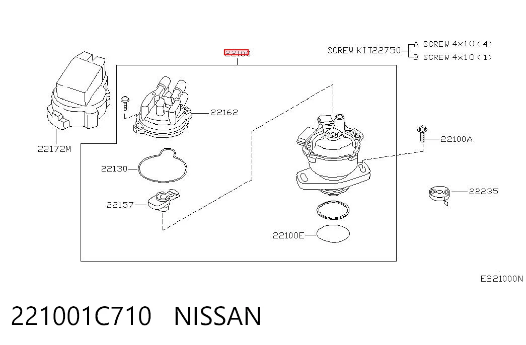 221001C710 Nissan/Infiniti