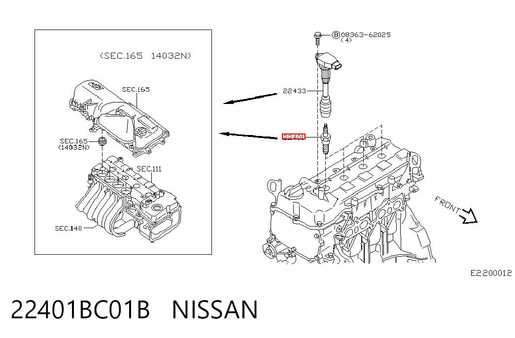 22401BC01B Nissan/Infiniti