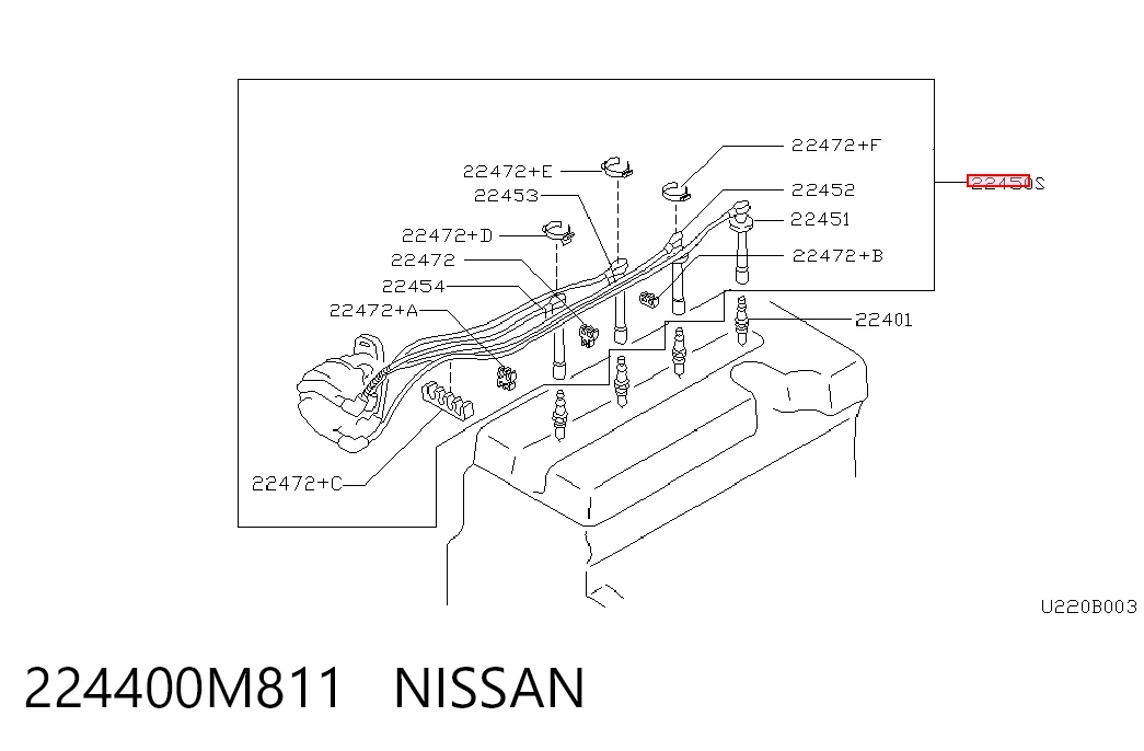 Купити Високовольтні дроти Nissan Almera I N15