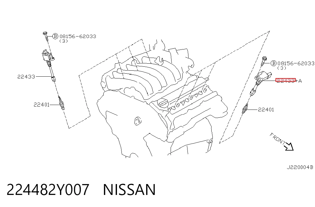  Котушка запалювання Nissan Maxima 