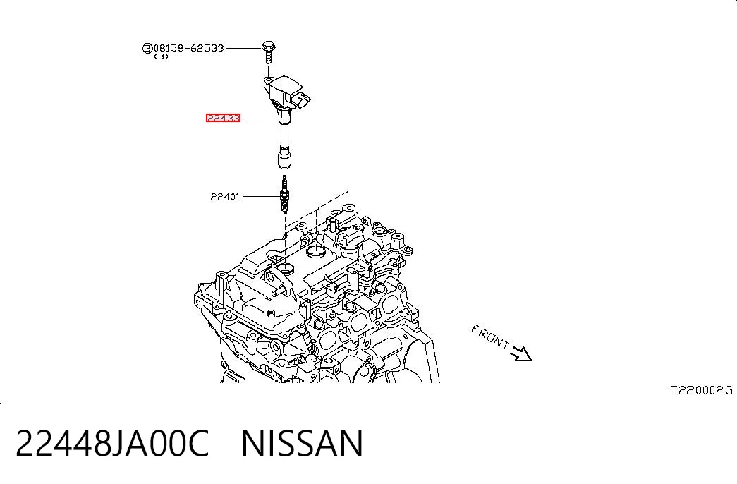 22448JA00C Nissan/Infiniti Котушка запалювання