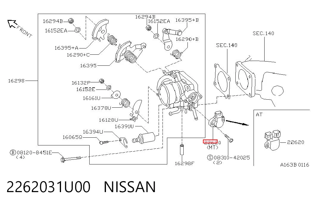 Датчик положення дросельної заслінки Nipparts J5641003