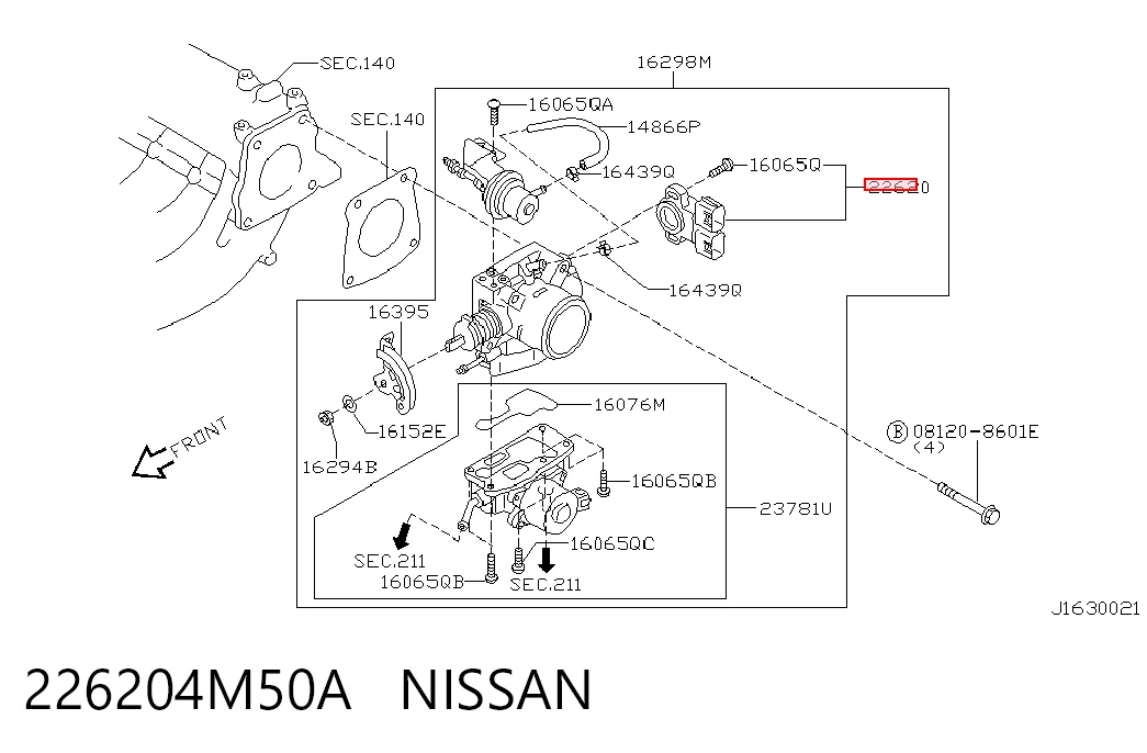 Потенціометр Nissan Maxima седан (A33) (2000 - 2006) ціна, від 52.15 USD