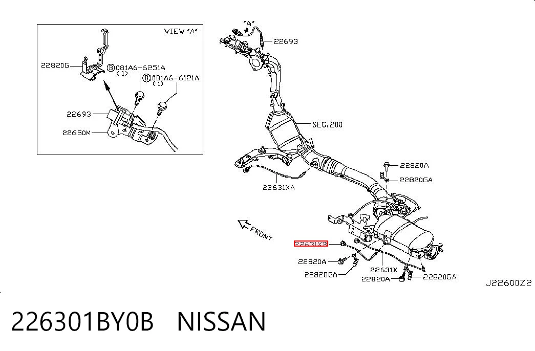 226301BY0B Nissan/Infiniti