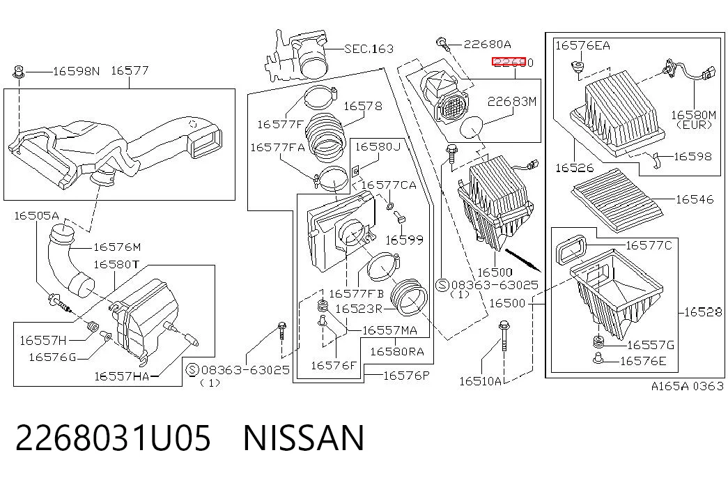 Купити ДМРВ Nissan Maxima  A32