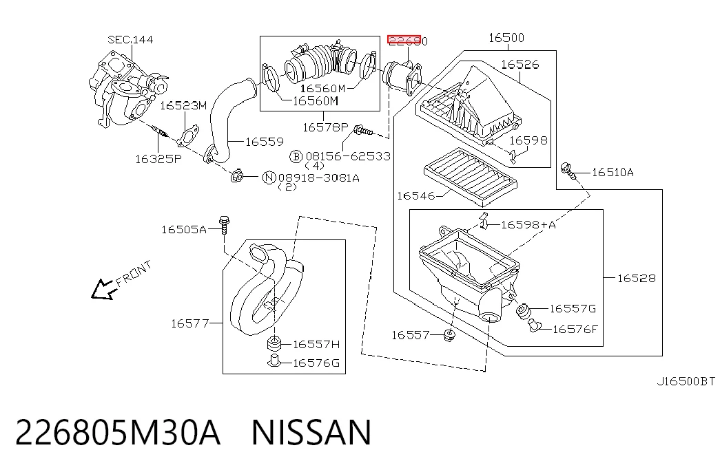 Датчик масової витрати повітря Niles NSL0504 ціна, від 28.08 USD