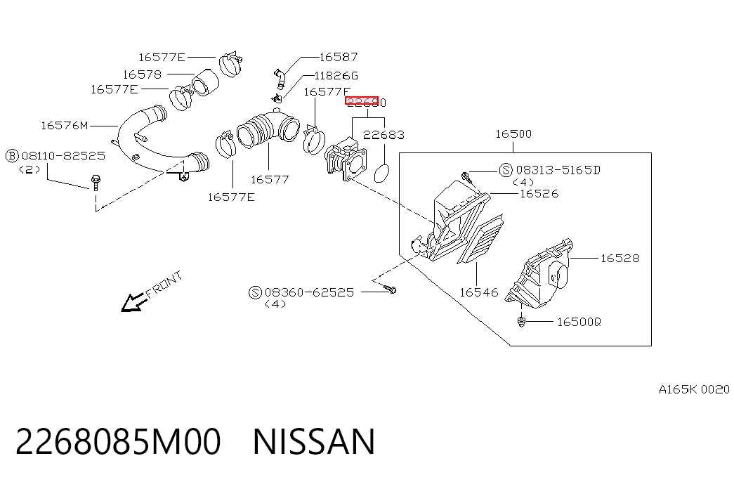 2268085M00 Nissan/Infiniti