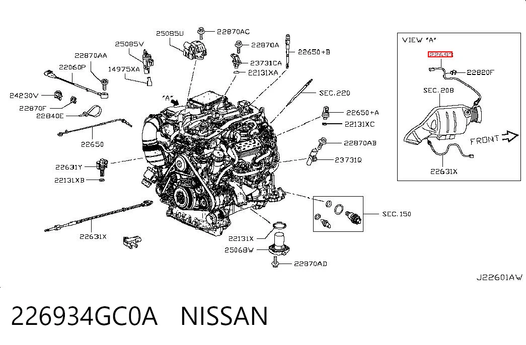 226934GC0A Nissan/Infiniti