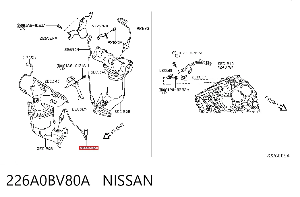 2344985 Denso Лямбда зонд після каталізатора