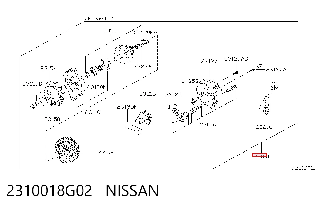 Купити Генератор Nissan Terrano I WD21
