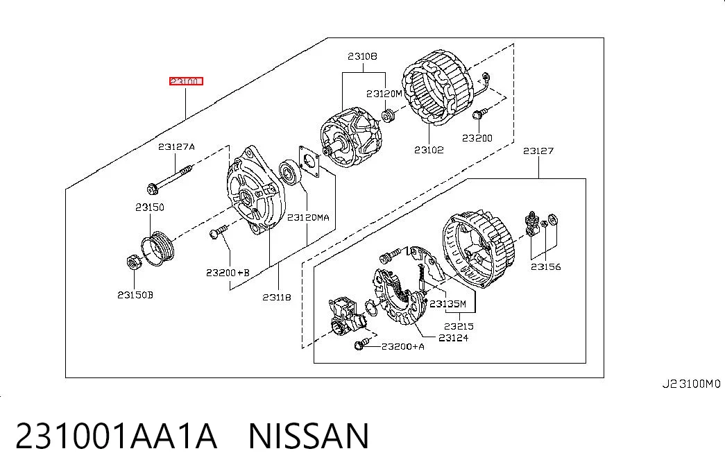 Купити Генератор Nissan Murano  Z51