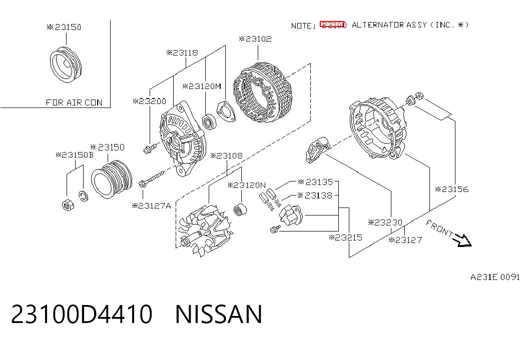Генератор Mitsubishi A2T48272 ціна, від 89.71 USD