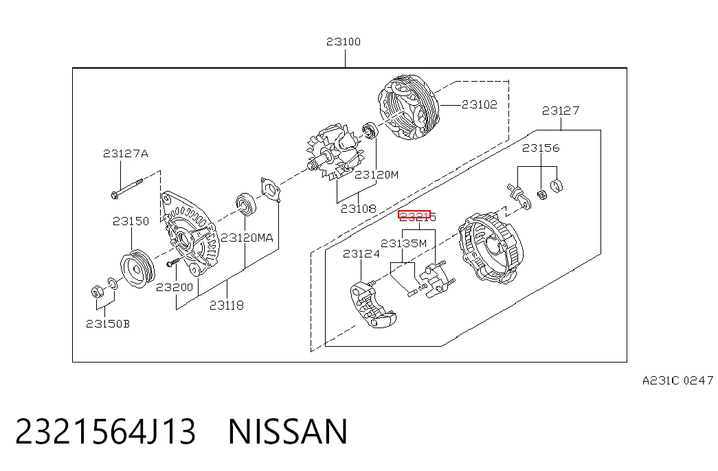 Реле-регулятор (напруги) на Nissan Sunny III N14