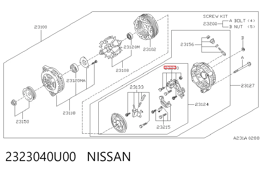 Купити Діодний міст Nissan Maxima  A32