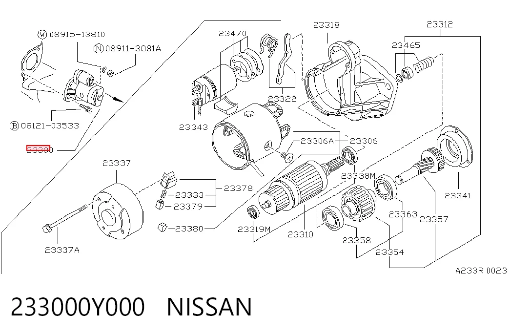  Стартер Nissan Patrol 