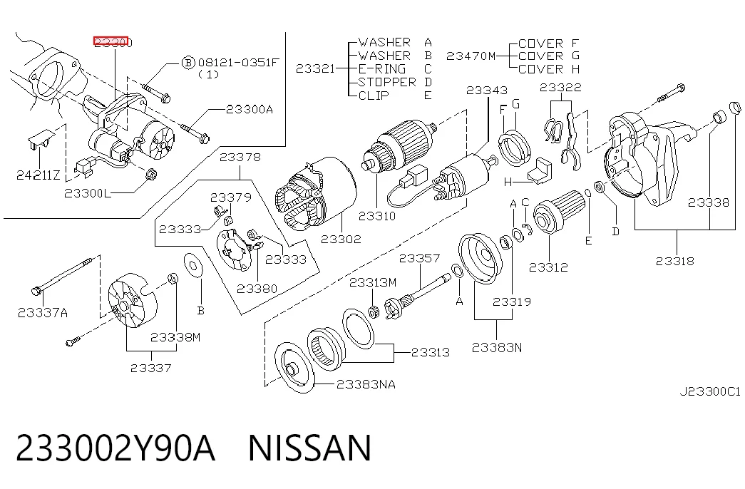 Купити Стартер Nissan Maxima  A33