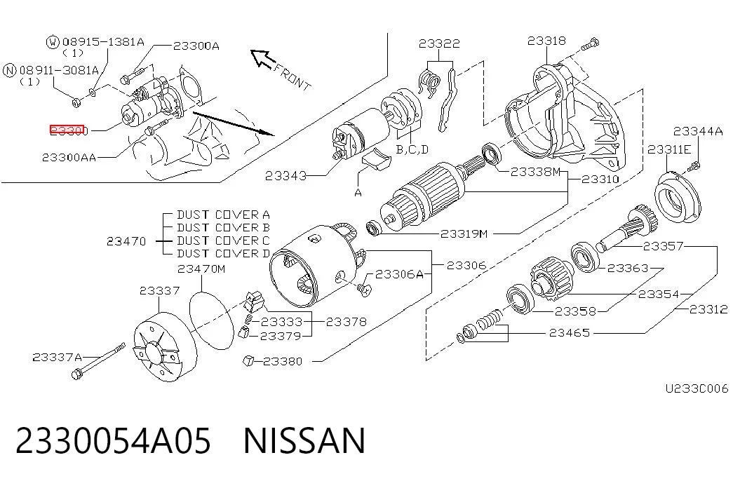 Стартер Mitsubishi M002T62071 ціна, від 109.33 USD